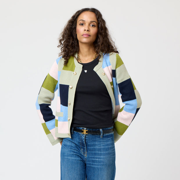 Kerri Rosenthal - Beau-Lero Patchwork Cardigan