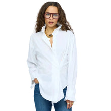 Load image into Gallery viewer, Kerri Rosenthal - Mia Ruffle Shirt White
