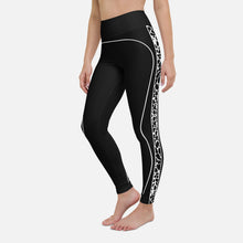 Load image into Gallery viewer, For the Love of Rockstars Racer Leopard Tight (Black/White)
