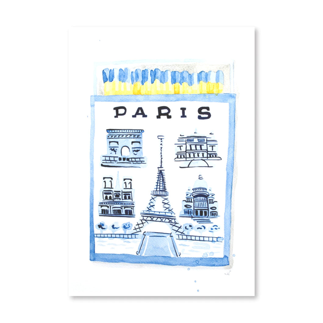 Furbish - Paris Matchbook - 5x7 Print