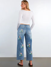 Load image into Gallery viewer, Billy T - Floral Relaxed Straight Leg Jean
