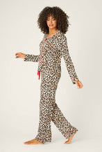Load image into Gallery viewer, PJ Salvage - Holiday Dreams Leopard Print PJ Set
