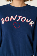 Load image into Gallery viewer, PJ Salvage - Bonjour Babe Sweatshirt
