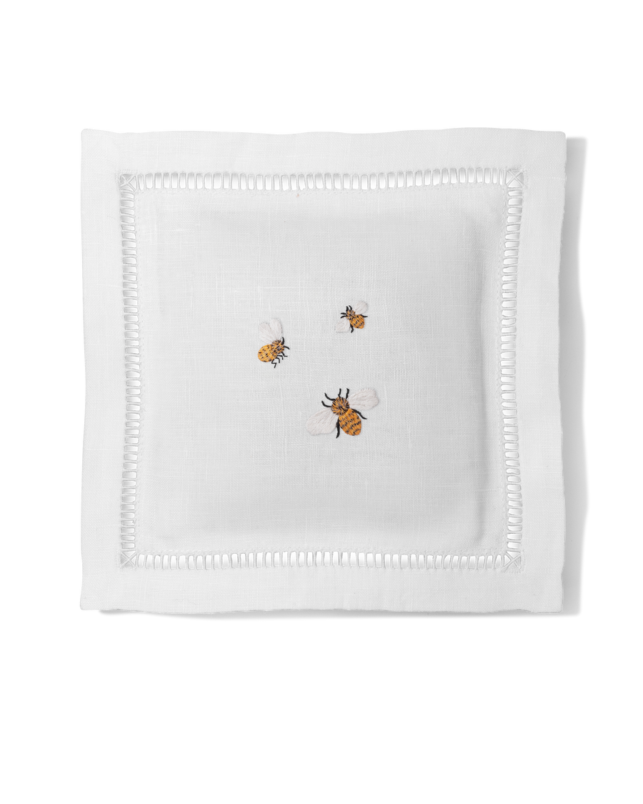 Henry Handwork - Bees Linen Sachet Lavender-Filled