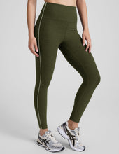 Load image into Gallery viewer, Beyond Yoga - Ready Midi Legging (Army Green Heather)
