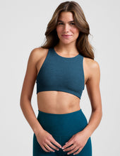 Load image into Gallery viewer, Beyond Yoga - Refocus Bra - Blue Gem Heather
