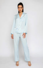Load image into Gallery viewer, Wrap Up - Sky Blue Long PJ Set
