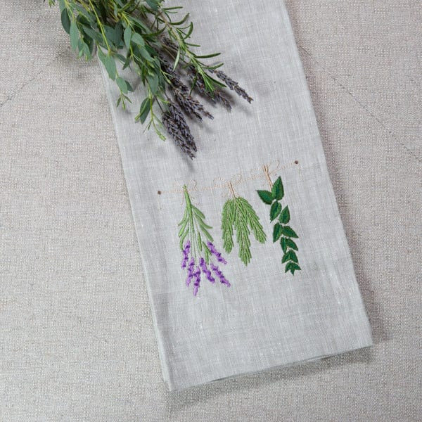 Arte Italica - Herbs Linen Towel
