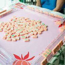 Load image into Gallery viewer, The Mahjong House Coral Peony Mat
