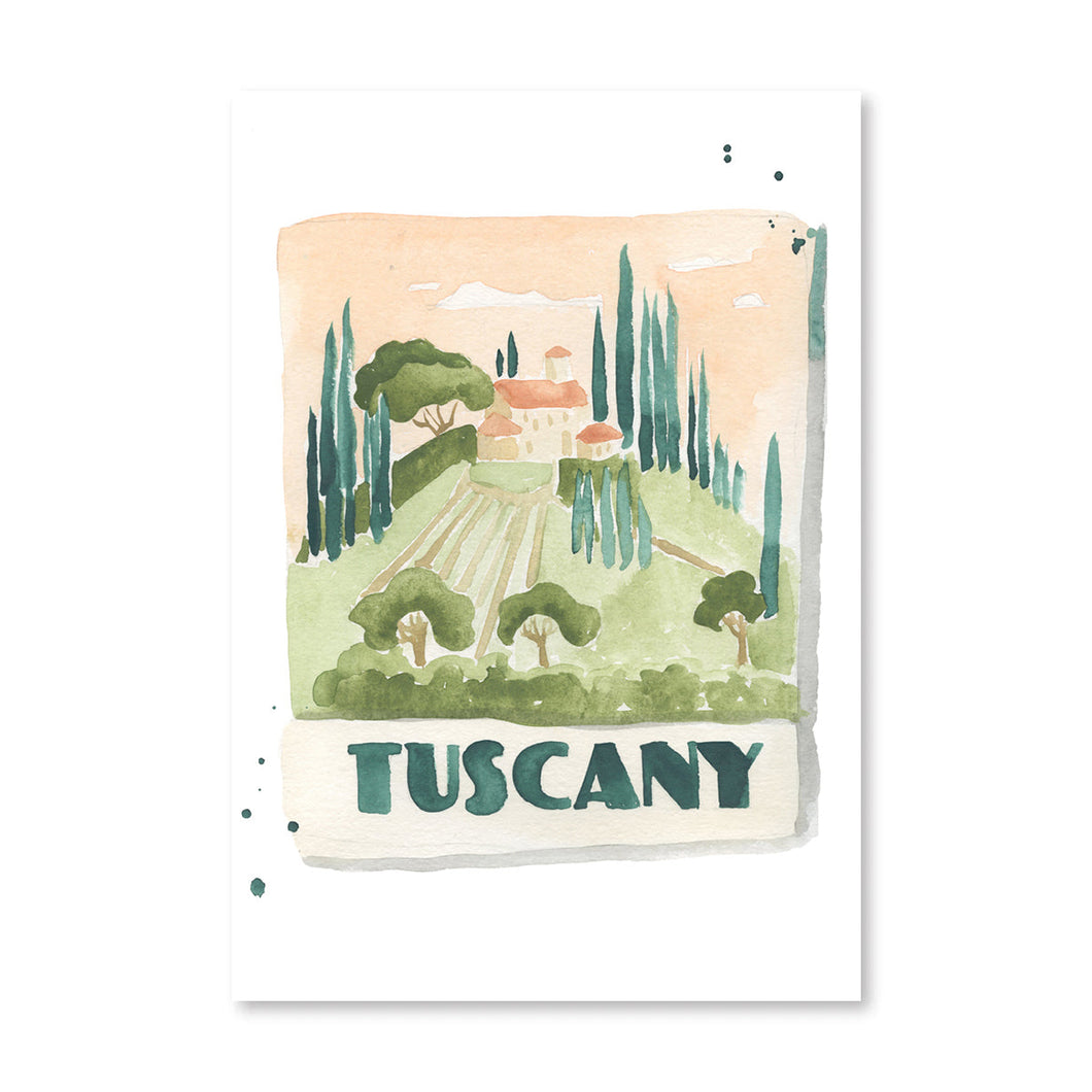 Furbish - Tuscany Matchbook - 5x7 Print