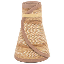 Load image into Gallery viewer, San Diego Hat Company Large Brim Foldable Visor - Henna Stripe
