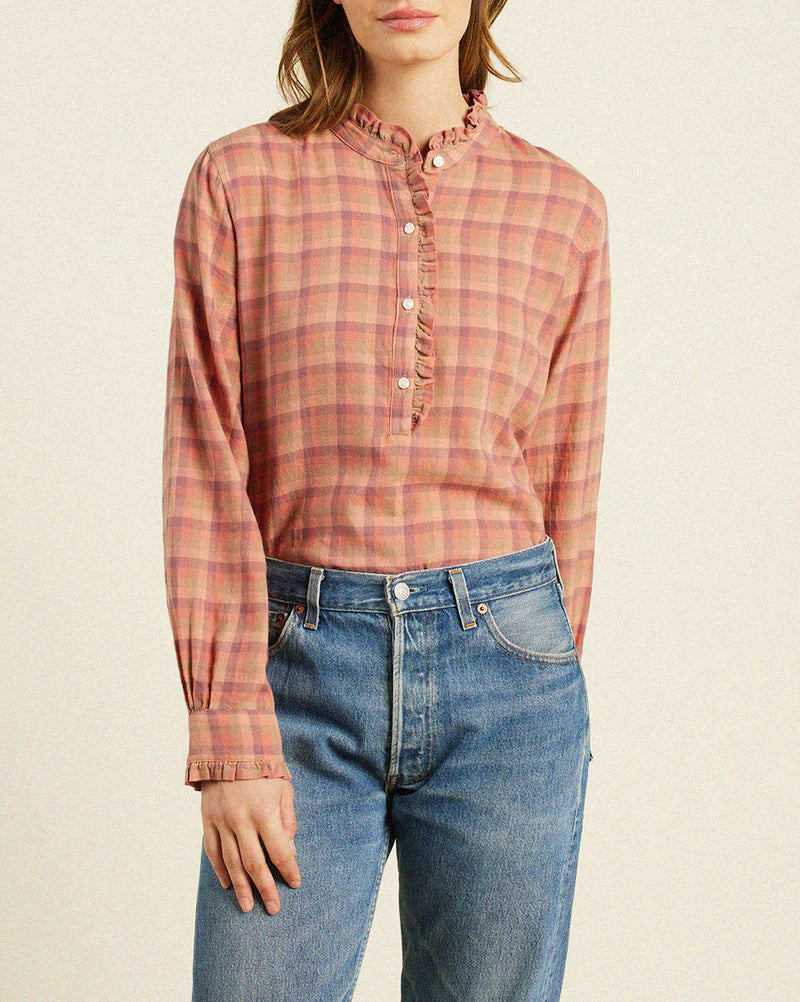 Birds of Paradis - Breezy Blouse Aragon Gingham