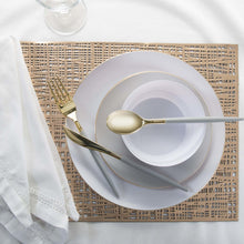 Load image into Gallery viewer, Luxe Party - Barcelona Metallic Gold Placemat
