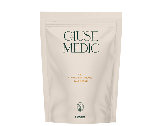 Cause+Medic - CBD Coffee & Himalayan Salt Scrub