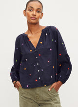Load image into Gallery viewer, Velvet - Aretha Embroidered Top
