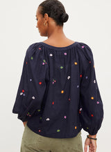 Load image into Gallery viewer, Velvet - Aretha Embroidered Top
