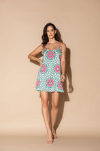 Load image into Gallery viewer, Wrap Up - Pink Jardin Short Chemise
