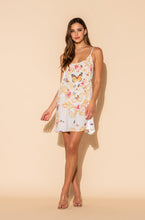 Load image into Gallery viewer, Wrap Up - White Butterfly Short Chemise
