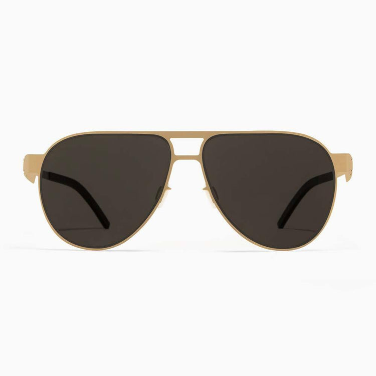 The No. 2 Aviator Sunglasses Gold