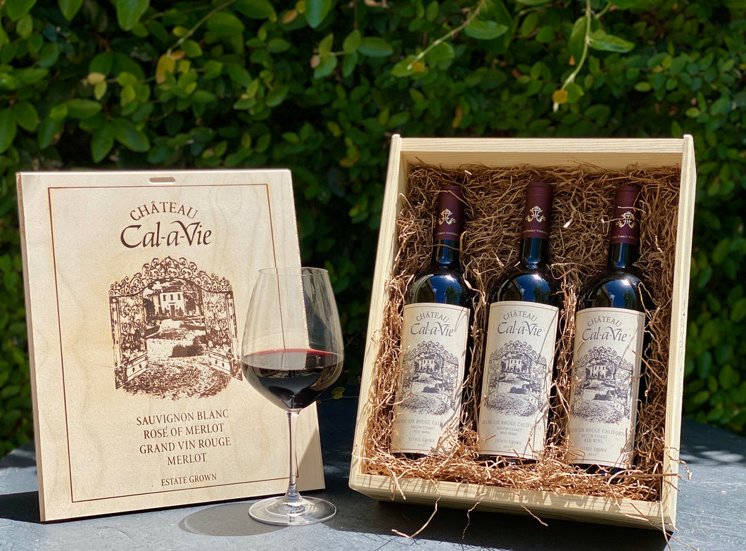 Chateau Cal-a-Vie Red Tasting Trio