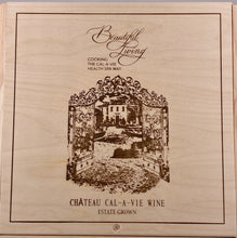 Load image into Gallery viewer, Beautiful Living Cookbook &amp; Wine Candle Gift Set
