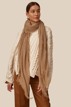 Load image into Gallery viewer, Chan Luu Cashmere &amp; Silk Gingham Scarf
