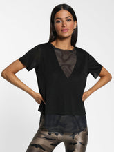 Load image into Gallery viewer, KORAL Double Layer Tee - Black
