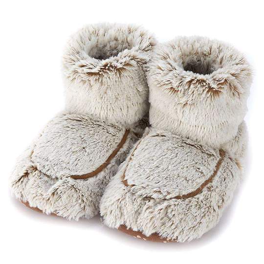 Warmies Microwavable Marshmallow Brown Boots