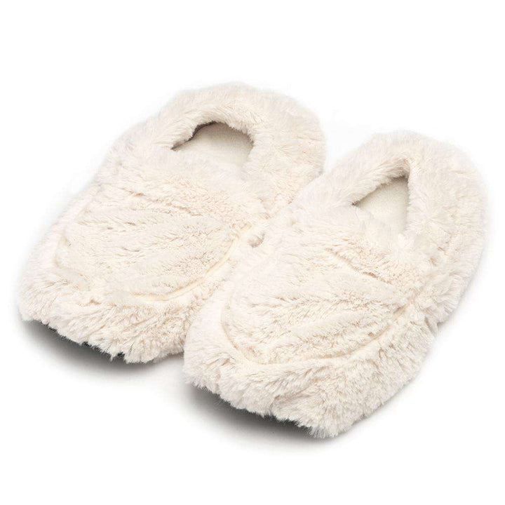 Warmies Microwavable Marshmallow Cream Slippers