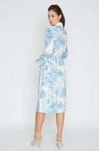 Load image into Gallery viewer, Wrap Up - Blue Landscape Long Robe
