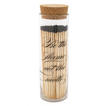 Load image into Gallery viewer, Be The Flame Not The Moth Fireplace Match Bottle
