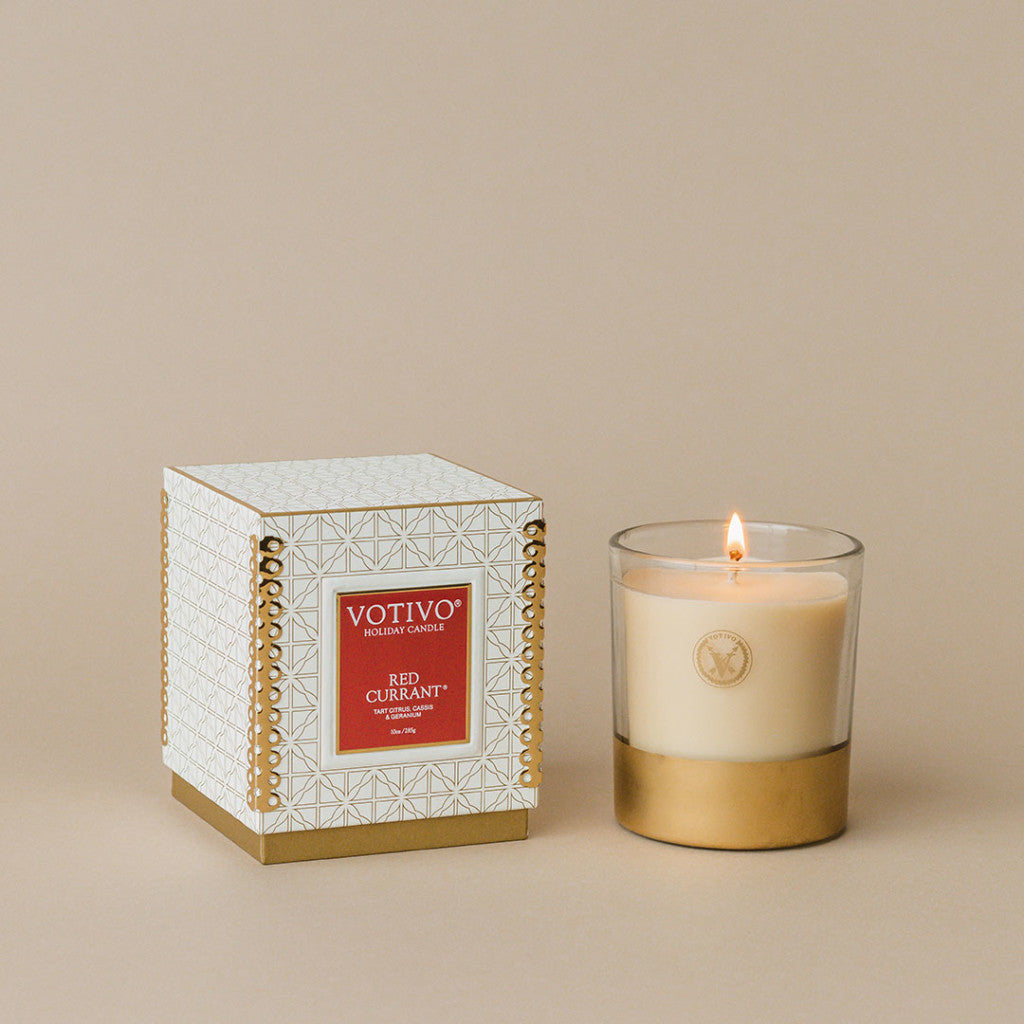 Votivo Red Currant Holiday Candle